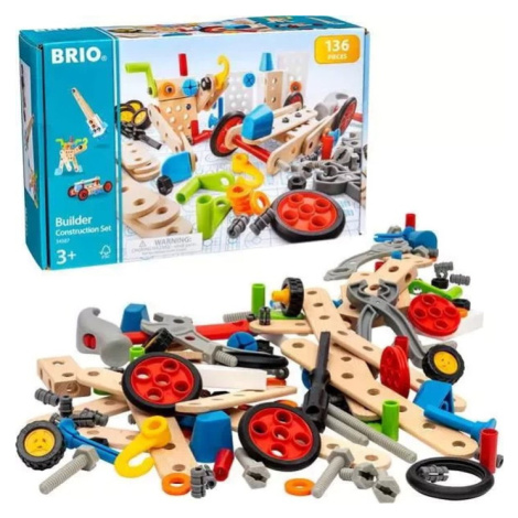 Stavebnice montážní - Builder, Konstrukční set 136 dílů (Brio)