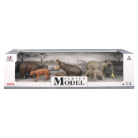 Series Model Svět zvířat buvoli, hroši a sloni