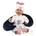 Llorens 74050 NEW BORN - realistická panenka miminko se zvuky a měkkým látkovým tělem - 42 cm