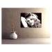 Ručně malovaný POP Art Brigitte Bardot 1 dílný 100x70cm