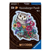 Ravensburger Dřevěné puzzle Tajemná sova 150 dílků