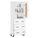 vidaXL Skříň highboard bílá 69,5 x 34 x 180 cm kompozitní dřevo