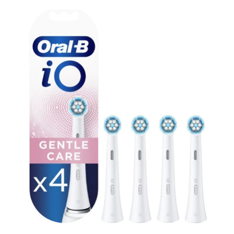 ORAL-B iO Series Gentle Care, kartáčkové hlavy pro citlivé dásně, bílé 4 ks