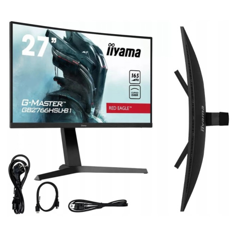 Monitor iiyama G-Master RedEagle 27 zakřivená Va Led, 1ms,165Hz, Hdr