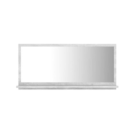 Koupelnové zrcadlo betonově šedé 80×10,5×37 cm dřevotříska 804575 SHUMEE