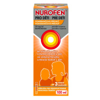 Nurofen pro děti 20 mg/ml sirup pomeranč 100 ml