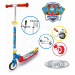 Koloběžka dvoukolová Paw Patrol 3 Wheels Foldable Scooter Smoby skládací s brzdou výškově nastav