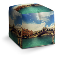 Sablio Taburet Cube Ponte di Rialto: 40x40x40 cm