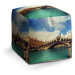 Sablio Taburet Cube Ponte di Rialto: 40x40x40 cm