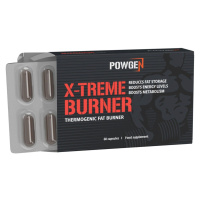 X-Treme Burner | Fitness spalovač tuků s termogenním účinkem | Obsahuje L-karnitin a kofein | 60