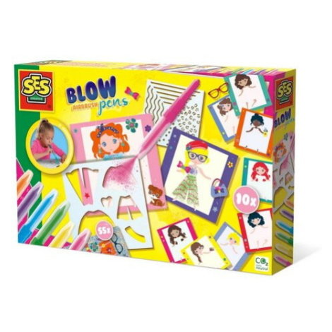 Ses Foukací fixy Módní návrhářka, 23 ks SES Creative