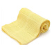 Bavlněná celulární deka 70x90cm Barva: žlutá, Rozměr: 70x90