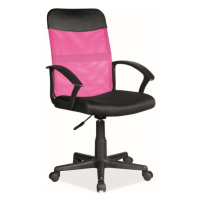 SIGNAL kancelářská židle Q-702 černo-růžová