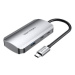 Vention 5-Port USB 3 Gen 1 / 3x USB3.0 / PD Hub 0.15M Gray Aluminum Alloy Type