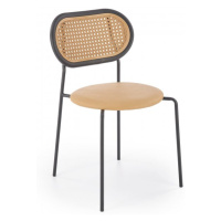 Jídelní židle MATILDA — ocel, plast, béžová