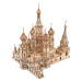 Woodcraft construction kit Woodcraft Dřevěné 3D puzzle Chrám Vasila Blaženého