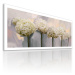 Obraz na plátně HORTENZIE bílé květy B různé rozměry Ludesign ludesign obrazy: 120x50 cm