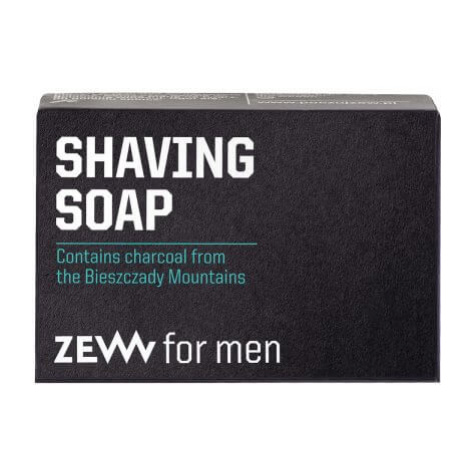 Zew For Men přírodní tuhé mýdlo na holení Contains Charcoal From the Bieszczady Mountains 85 ml