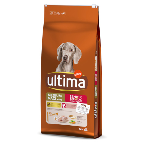 Ultima Medium / Maxi Senior s kuřecím - 12 kg Affinity Ultima