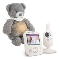 Philips AVENT Chůvička dětská video SCD891/26+NATTOU Usínáček 4v1 Sleepy Bear Grey 0m+