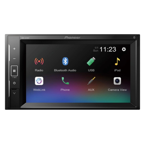 Pioneer DMH-A240BT 2DIN autorádio s LCD displejem a Bluetooth