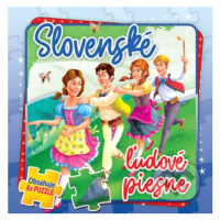 Slovenské ľudové piesne (Obsahuje 6x puzzle) - kniha z kategorie Beletrie pro děti