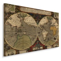 MyBestHome BOX Plátno Mapa Starověkého Světa Varianta: 120x80