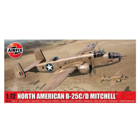 Classic Kit letadlo A06015A - North American B-25C/D Mitchell (1:72) AIRFIX