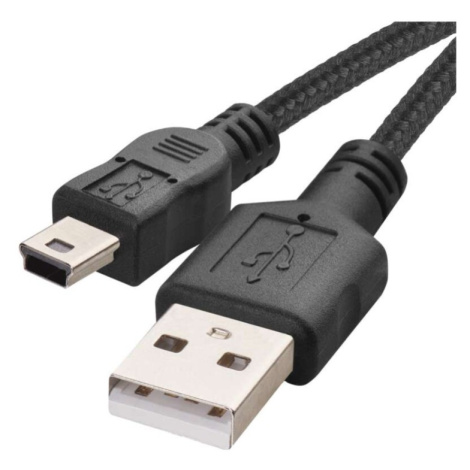 Nabíjecí a datový kabel USB-A 2.0 / mini USB-B 2.0, 2 m, černý EMOS