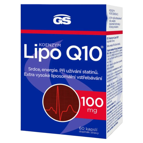 GS Koenzym Lipo Q10 100 mg 60 kapslí Green Swan