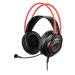 A4tech Bloody G200, herní sluchátka s podsvícením, Černá/červená