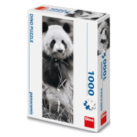 PANDA V TRÁVĚ 1000 panoramic Puzzle NOVÉ - Hry (545441)