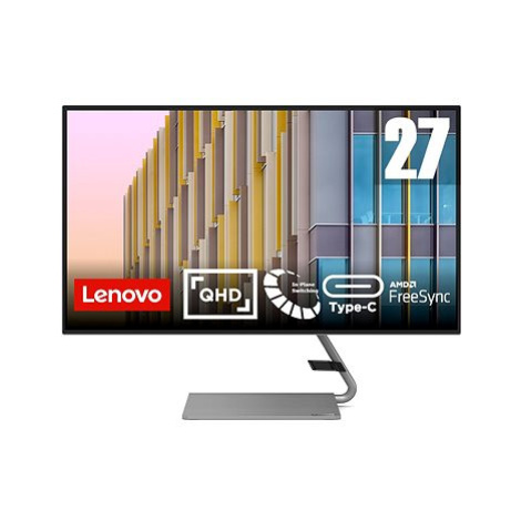 27" Lenovo Q27h-10 šedý