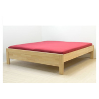 Postel BMB Karlo s nízkým čelem - Masivní buk Rozměr: 90x220 cm, Provedení rohů: Oblé, Moření: 7
