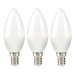 Nedis LED žárovka, E14, svíčka, 2,8 W, 250 lm, 2700 K, 3 kusy