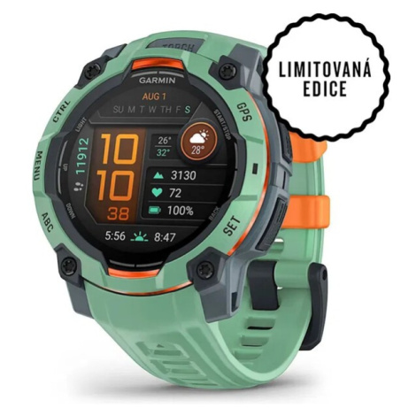 Garmin Instinct 3 – 45 mm, AMOLED, Neotropic s neotropic páskem Zelená