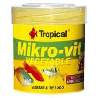 Tropical Mikro-vit Vegetable 50ml/32g krmivo pro rybí potěr bohaté o rostlinné složk