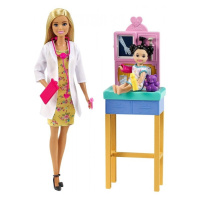 Barbie povolání herní set dětská doktorka blondýnka, mattel gtn51