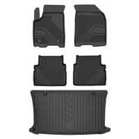 Set 77 Gumové autokoberce a rohož Chevrolet Aveo 2 2007-2011