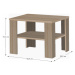 Konferenční stůl INTERSYS malý — 58,5x58,5x47,2 cm, více barev Truflový dub sonoma