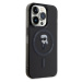Zadní kryt Karl Lagerfeld IML Ikonik MagSafe pro Apple iPhone 15 Pro, černá