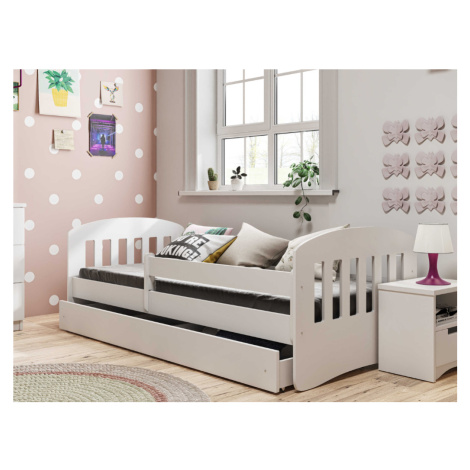 Benlemi Jednolůžková postel CLASSIC do dětského pokoje Zvolte rozměr: 80x140 cm, Zvolte matraci: