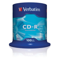 Verbatim CD-R 700MB 52x, 100 ks (43411)