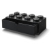 LEGO® stolní box 8 se zásuvkou černá 316 x 158 x 113 mm