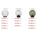 ACA Lighting venkovní stojací svítidlo BALL D40 čirá AC.3534T