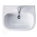 DURAVIT D-Code Umyvadlo 600x460 mm, s přepadem, s otvorem pro baterii, bílá 23106000002