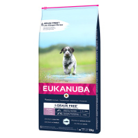 Eukanuba granule, 12 kg - 15 % sleva - Puppy & Junior Large & Giant Grain Free Ocean Fish(12 kg)