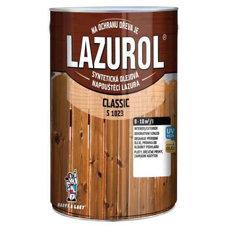 LAZUROL Lazura na dřevo CLASSIC S1023, 0060 pinie 4 l