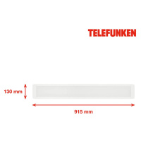 Telefunken LED panel Poel, délka 91,5cm, 37W, bílá, 840