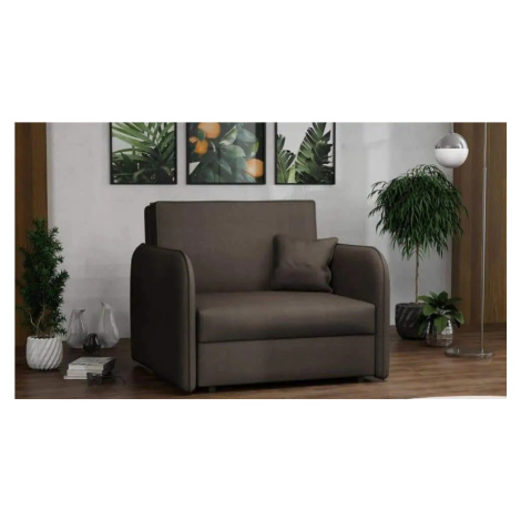 Falco Rozkládací křeslo Vivian Loft I Mono 234 tmavě hnědá